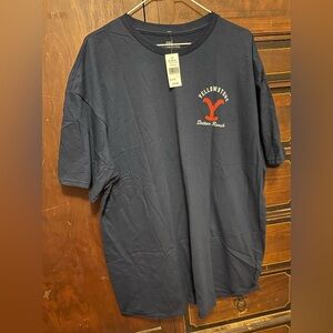 Yellowstone Dutton Ranch Navy Tee